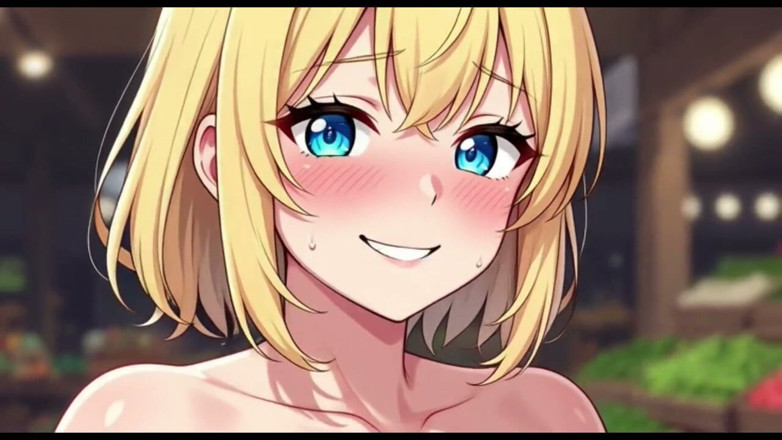 Hot girl dancing: Funny Jokes and Boobs in Market, Ai Animation
