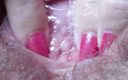 Cute Blonde 666: Natte vagina poesje na orgasme in extreme close-up