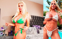Brittany Andrews: Kinky Hot Blonde Brittany Andrews Stuffs Her Pussy at the...