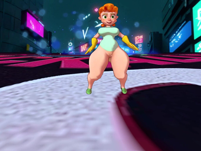 VR-Backalleytoonz: 大きなお尻の熟女が彼女のファットのお尻をトゥワークする