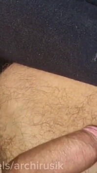 A Passerby Boss Fucked a Transsexual Sissy Femboy While Driving a Car, Squirting Semen Onto Her Stockings.