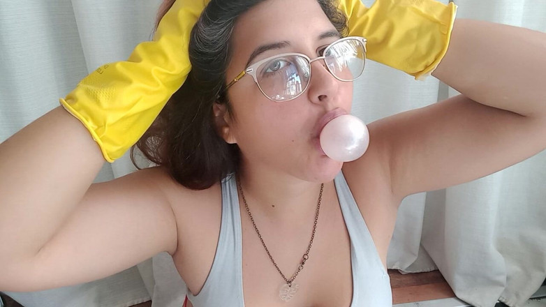 Bunny Looner: Guanti in lattice bubblegum e di palloncino - Bunny Looner