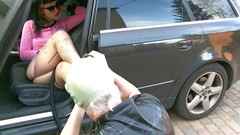 Domina Lady Vampira - SM Studio Femdom Empire: 24/7 der sklave im kofferraum - meines audis