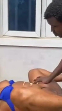 Africký tlustý zadek Naija Babe