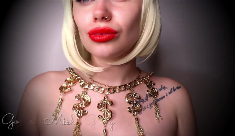 Goddess Misha Goldy: Tu te branles devant mes clips fétiche des lèvres jour...