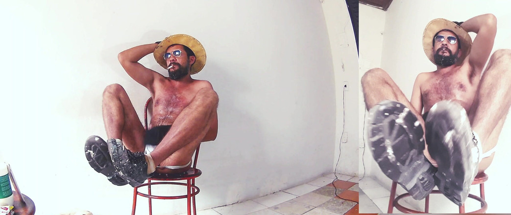 Stink HairyMale: Mijo na sessão de fumar