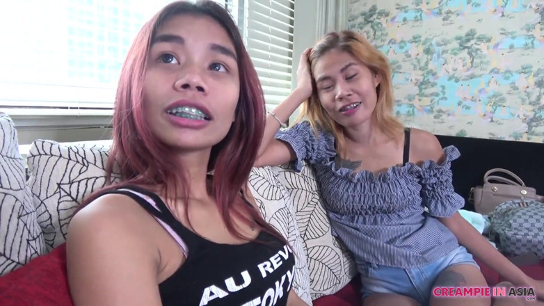 Creampie In Asia: Creampie with Asian step sisters
