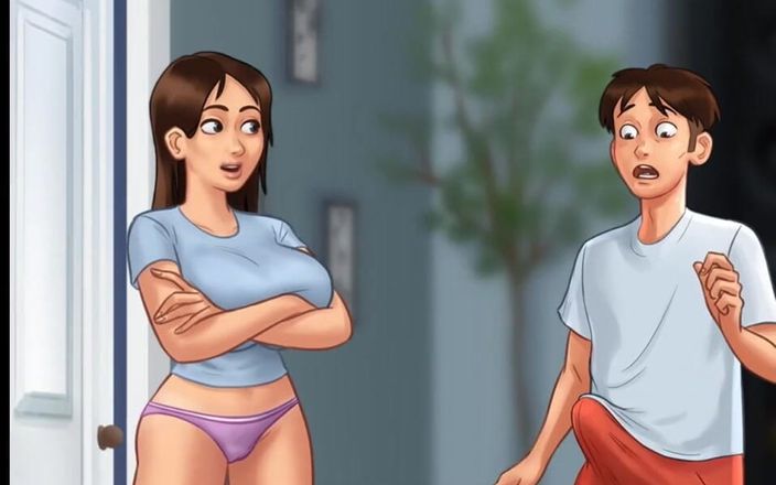 Miss Kitty 2K: Summertime Saga - 쿠키 항아리 - 모든 섹스 장면만 - Debbie #1 31
