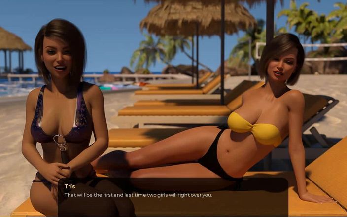 Dirty GamesXxX: No más efectivo: una chica sexy en la playa ep 6