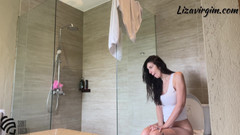 LizaVirgin: Ranní pornohvězda Panna Liza. Chcaní a jít na cvičení