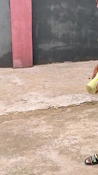 Afrikalı Lezbiyen aşık açık Havada Yerel Oyun Oynuyor