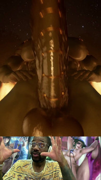 Big Huge Thicc Milky Ass Hard Cock Futa Orc Plops Her Cock All on Your Fucking Face
