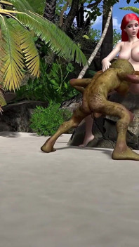 A Goblin with a Big Cock Fucked a Redhead Princess