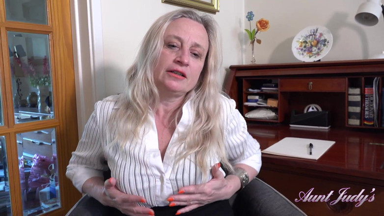 Aunt Judy's: Auntjudys - Your Horny Mature Boss Andrea Ann Sucks Your Cock...