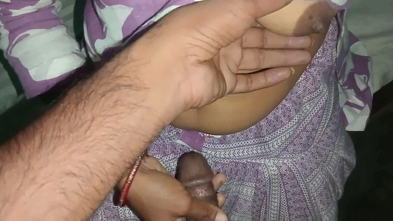 Pooja Sexy: Bhabhi Doing Sex with His Old Age Stepdad at Home