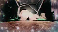 SexyNEBBW: Mrkající zadek, když jezdím na robertku