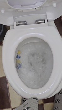 Já Chčije Na Záchodě - Detailní Záběr Na Ptáka POV