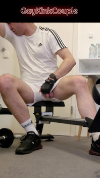 Sport Sweat Makes Me Cum in My Socks