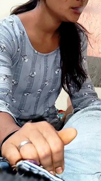 Indian Girlfriend Gave Handjob While Smoking Cigarette, I Fucked Her Pussy Very Hard & Hardcore Fucked