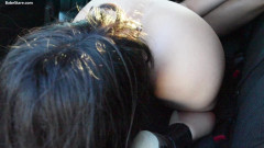 Lesbian Babe Stare: Le lesbiche lo prendono in macchina