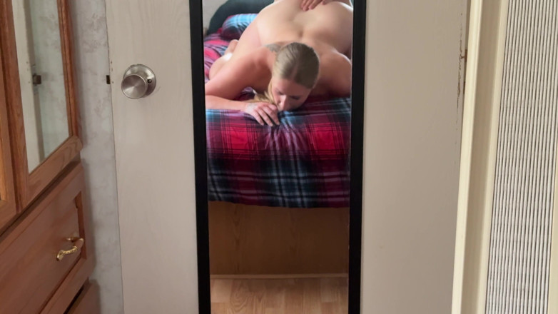 Nerdy Nympho: Sharing the Bed with Horny Step Sis on a Cold...