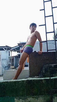 Asia Twink venkovní sex