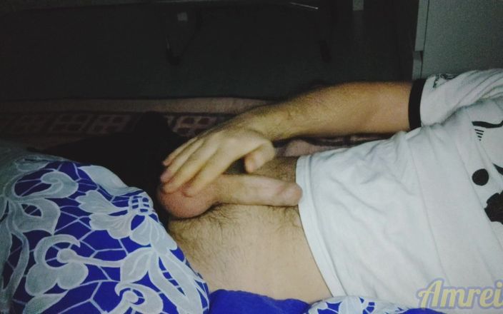 Amreis: Morning Jerking off and Cumming in Bed. I Couldn't Oppose.