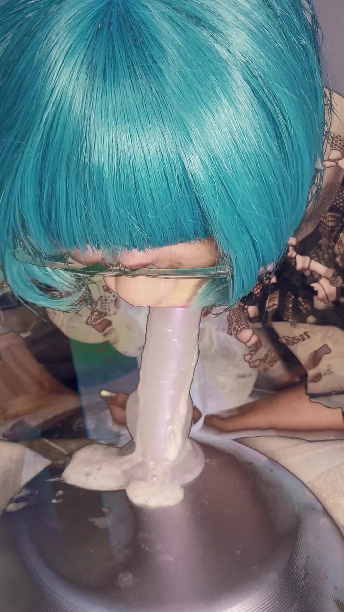 kandiKane: Sexy Sissy Slut Kandi Smoking &amp; Sloppy Sucking