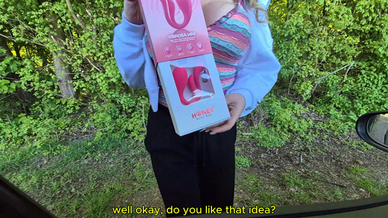 Litclit69: Transmisión en público con vibrador controlado remotamente hace que la...
