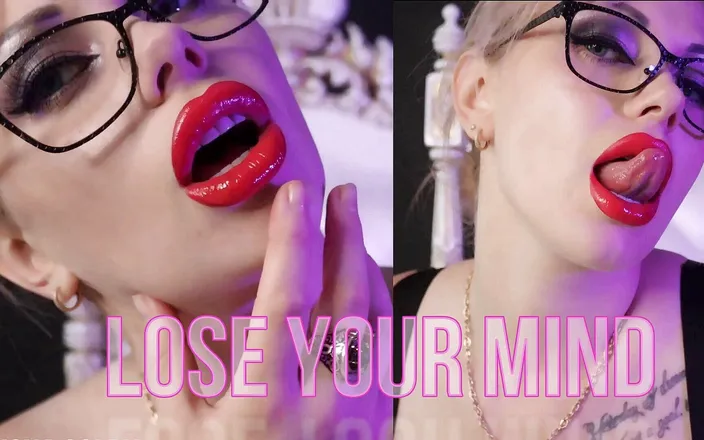 Goddess Misha Goldy: My seductive big red lips make you lose all control