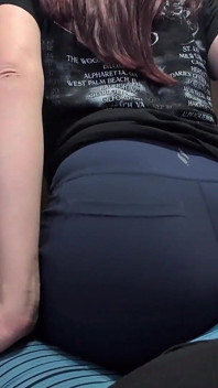 PAWG Lap Tanec V Legínách Jógy