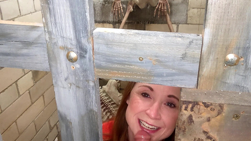 Sucking off the Prison Guard (Lily kink)