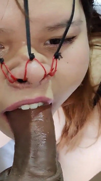 This Chubby Whore Loves to Feel a Big Cock Deep in Her Throat
