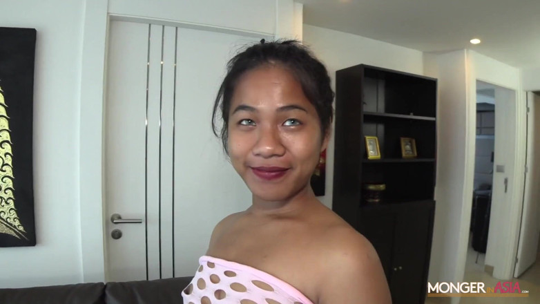 Monger In Asia: Bubblebutt mixed-race Thai teen filled with sperm
