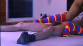 L'insegnante e il proprietario della libreria Andare all'appartamento a scopare.