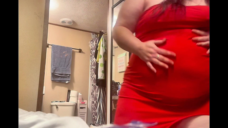 BellaBlast: Scharf riechende furzen in einem blauen tanga: POV: BBW PAWG...