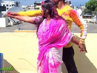 Hot Widow Bhabhi XXX Fuck with Brother-in-law on Holi.