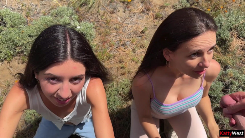 Katty West: Naked Girls Took Pictures of Their Pussies in Nature and...
