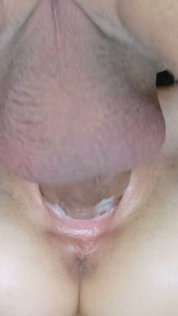 Tight Wet Teen Pussy Stretched and Creampied
