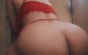 Therealindianass: Gadis gemuk asia dengan lingerie merah