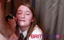 Brit Studio: Более 70 камшотов на 18-летнюю тинку