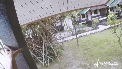 Extremalchiki: Villa twink-sex im freien