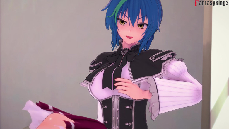 Fantasy king: Xenovia dan Issei berkongkek di bilik air, Rias Mencari Out -...