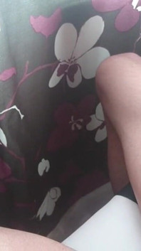 Jerking off and Cumming by the Window on the Chair - Shooting My Load in Plain Sight