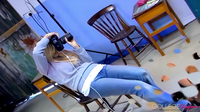 College Uniform: Séance photo avec Candice Collyer, Hayley-Marie