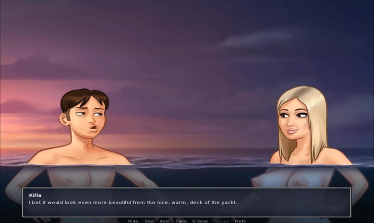 Cartoon Play: Summertime saga parte 284 - troia nuda sullo yacht