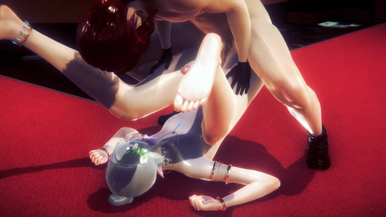 Yaoitube: Yaoi Femboy - Allan paja y bareback en el piso