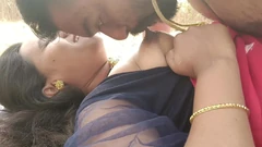 德西印度马拉地 kavita vahini 与男朋友在丛林中啪
