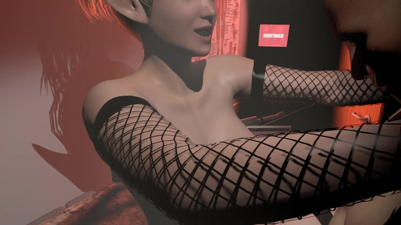 Wraith Futa: Het blondin Futa Ladyboy knullad på ett övergett sjukhus