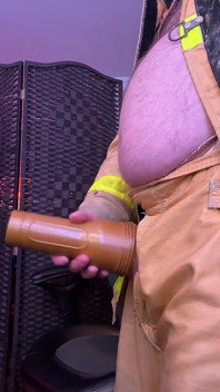 Firefighter Fleshlight Fun and Cum